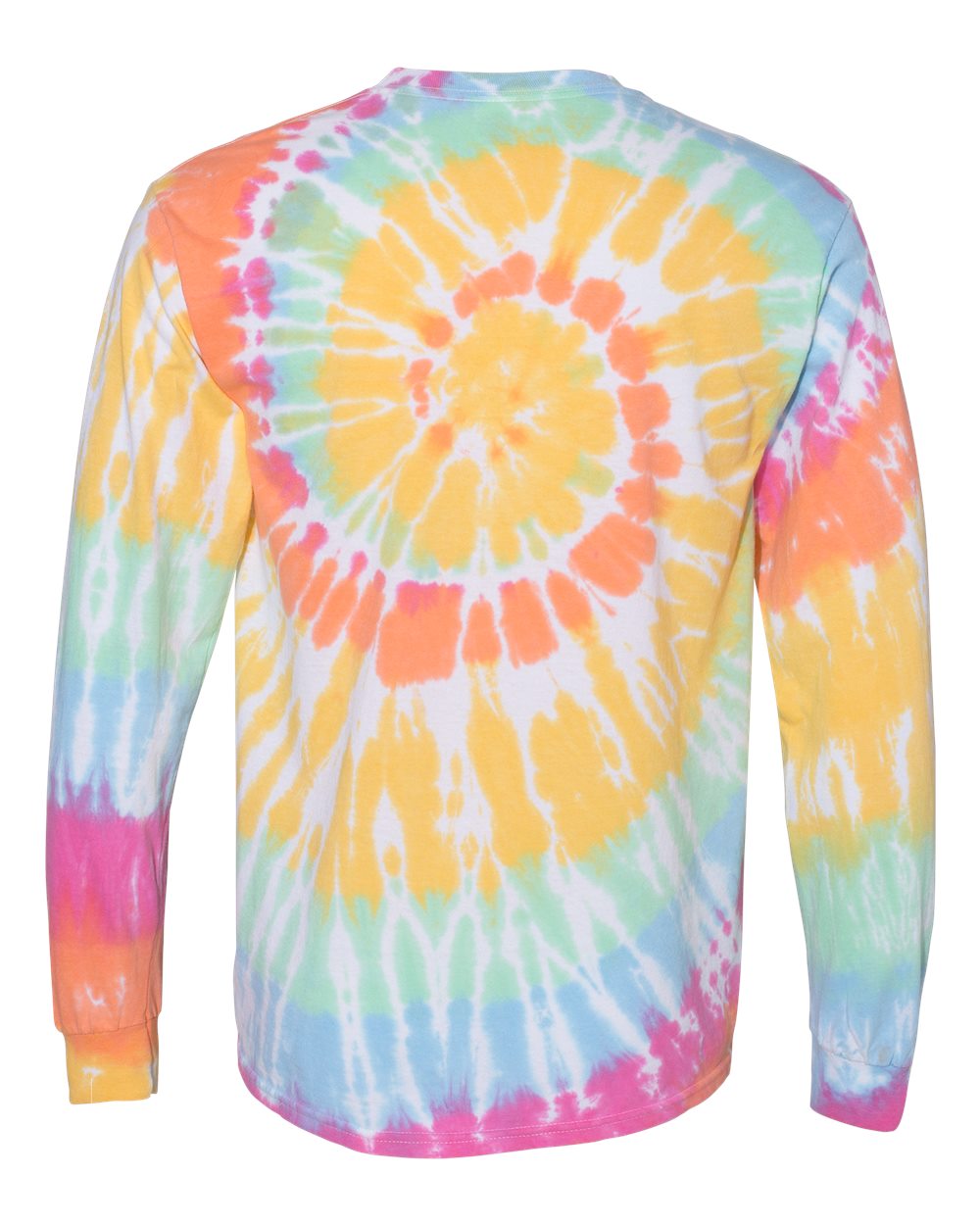 how to spiral tie dye a long sleeve shirt