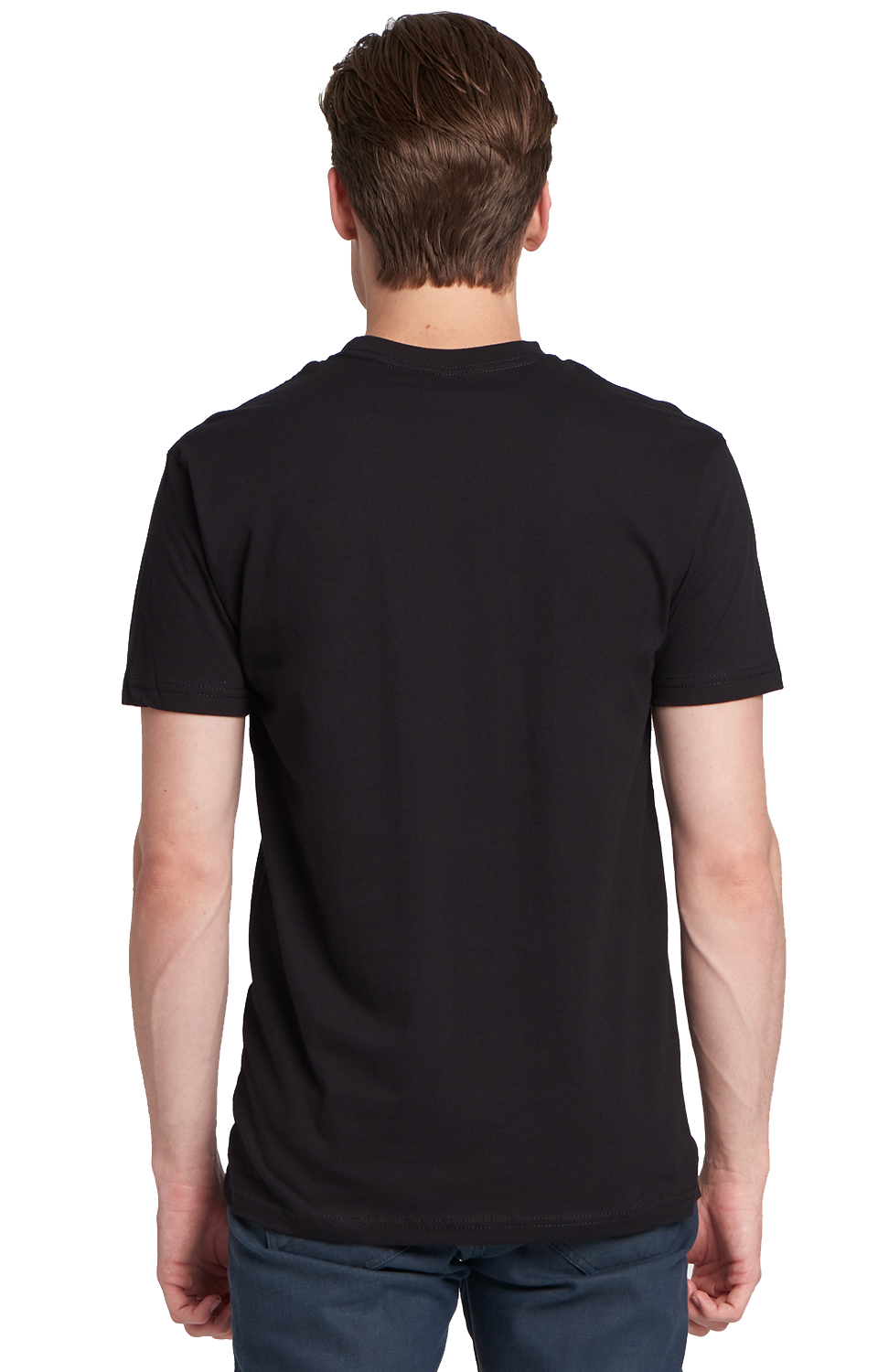 Next Level 3600 Black Unisex Cotton T-Shirt | JiffyShirts