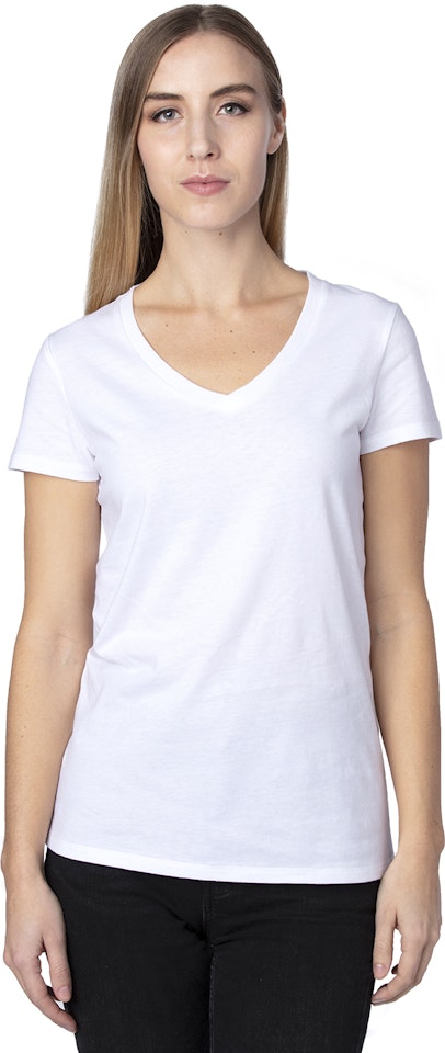 Women's Organic Cotton Drop Shoulder T-Shirt by Johnny Was in Bright White, Medium
