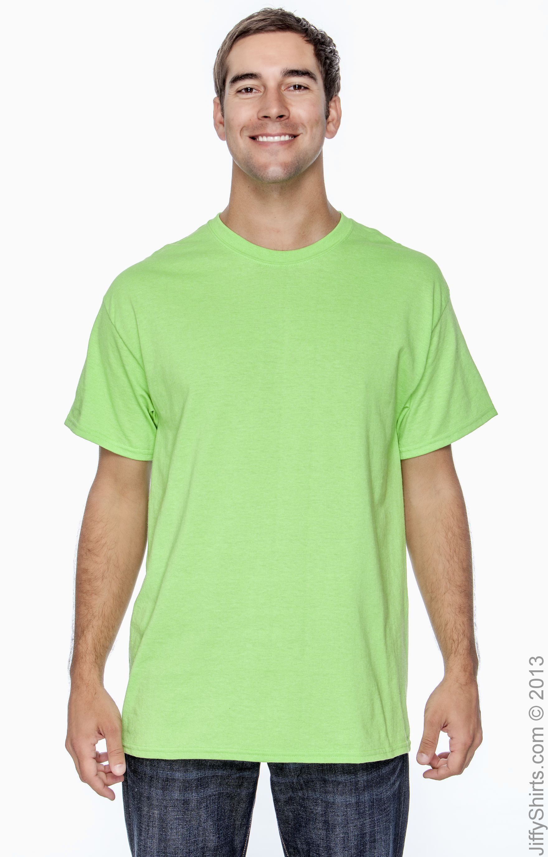 Gildan G800 Adult 5.5 oz., 50/50 T-Shirt - JiffyShirts.com