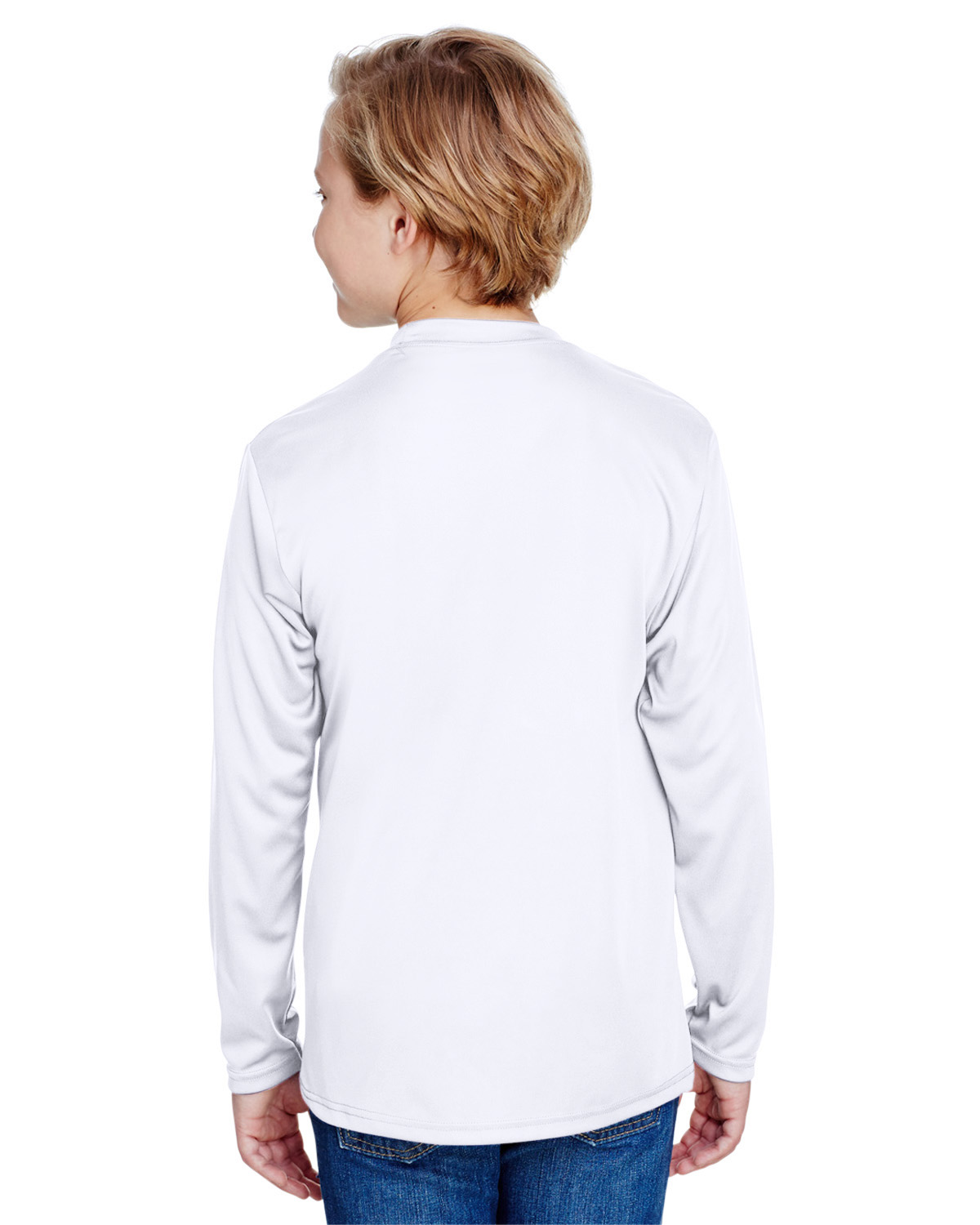 A4 Nb3165 Youth Long Sleeve Cooling Performance Crew Shirt | Jiffy 
