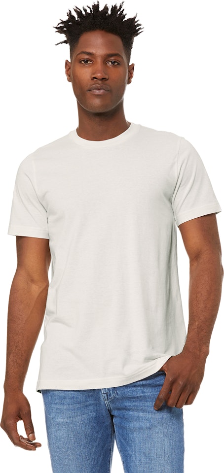 Bella Canvas 3001c Vintage White Unisex Jersey T Shirt