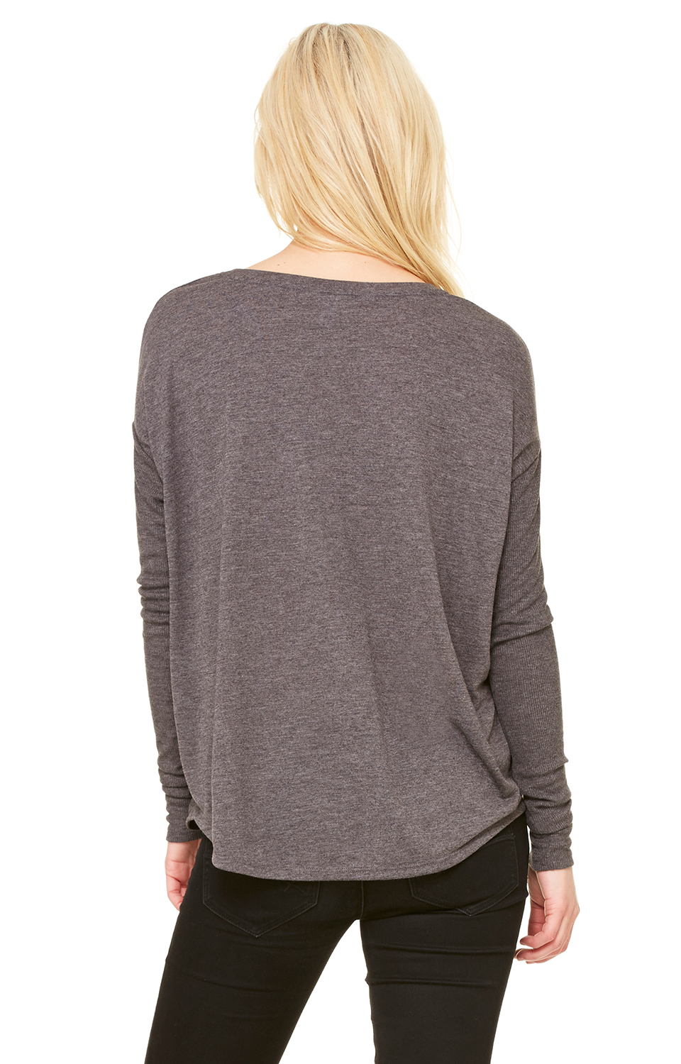 Bella + Canvas 8852 Ladies' Flowy Long-Sleeve T-Shirt with ...