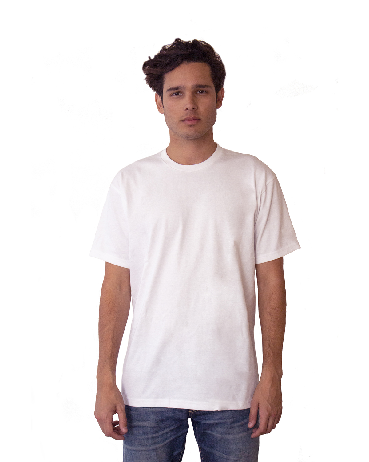 next level white t shirt