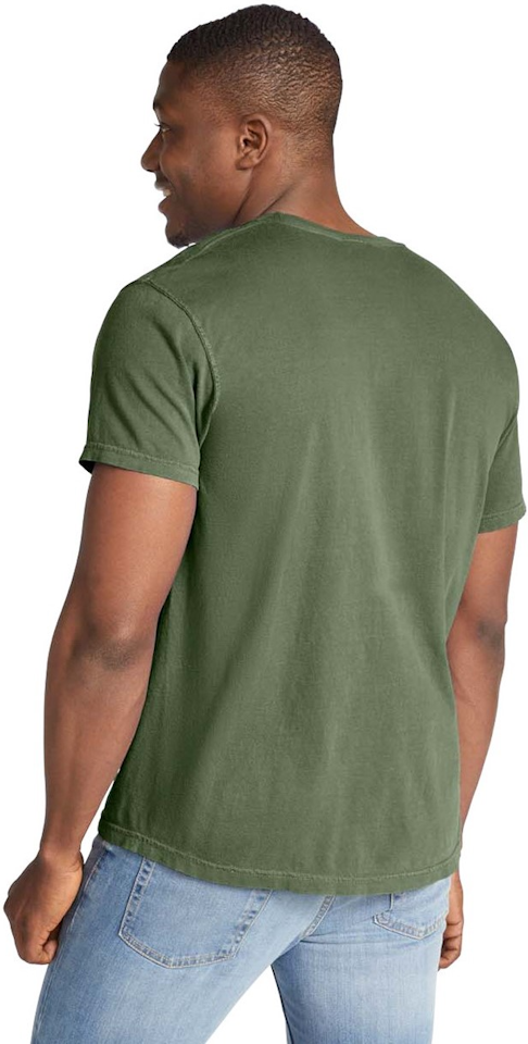 Blank Comfort Colors C1717 Ringspun Garment-Dyed T-Shirt - Emerald - 3XL