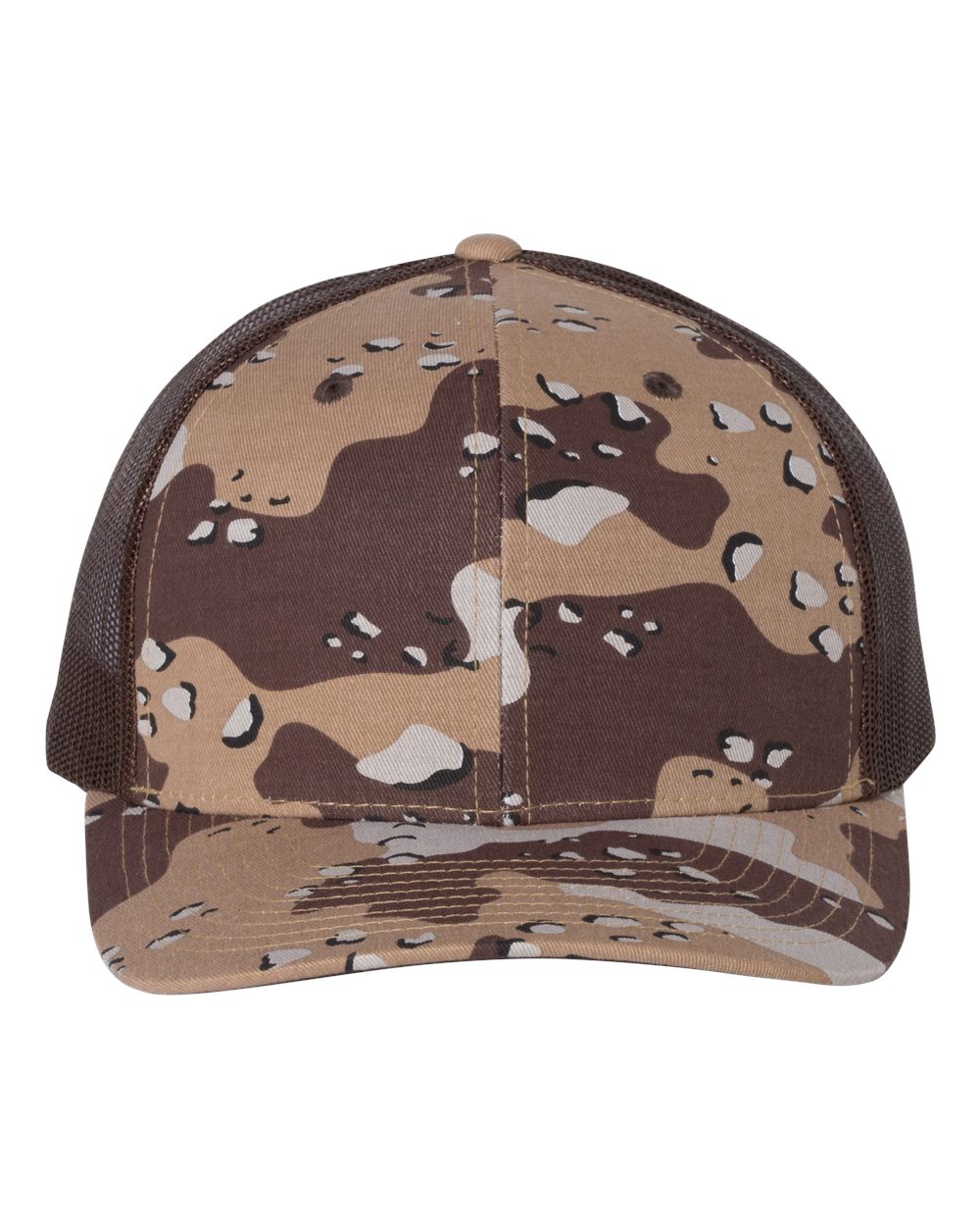 Richardson 112P Desert Camo/ Brown Patterned Snapback Trucker Cap ...