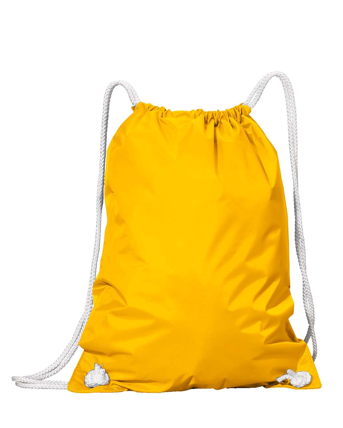 yellow drawstring bags