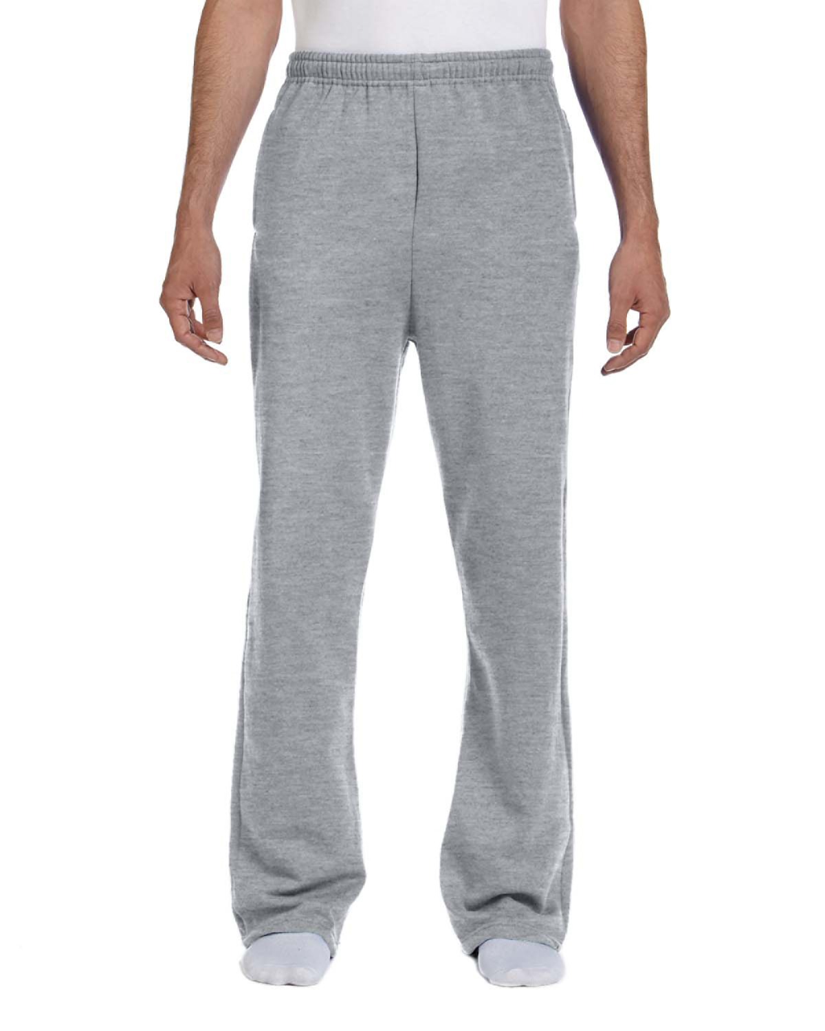 Jerzees 974 Mp Adult 8 Oz. Nu Blend® Open Bottom Fleece Sweatpants