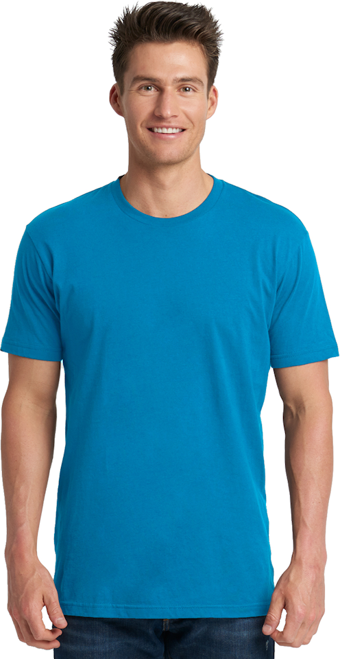 Next Level 3600 Unisex Cotton T Shirt - Turquoise - XL