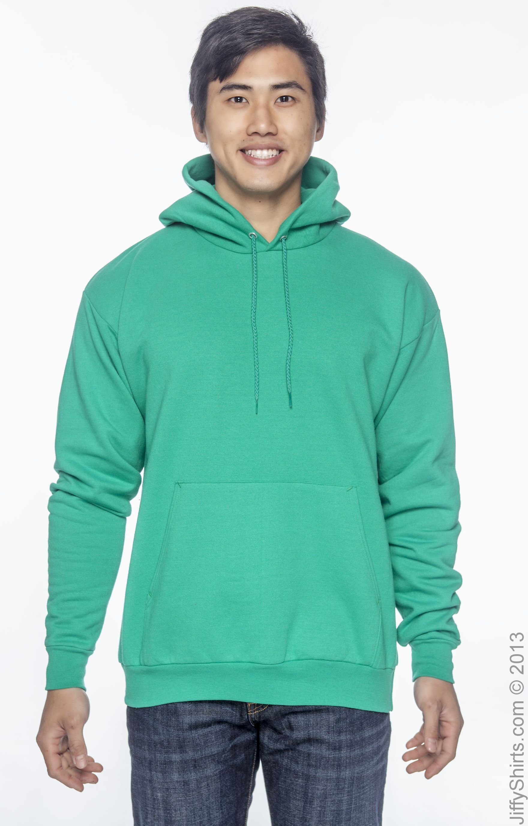 hanes kelly green sweatshirt