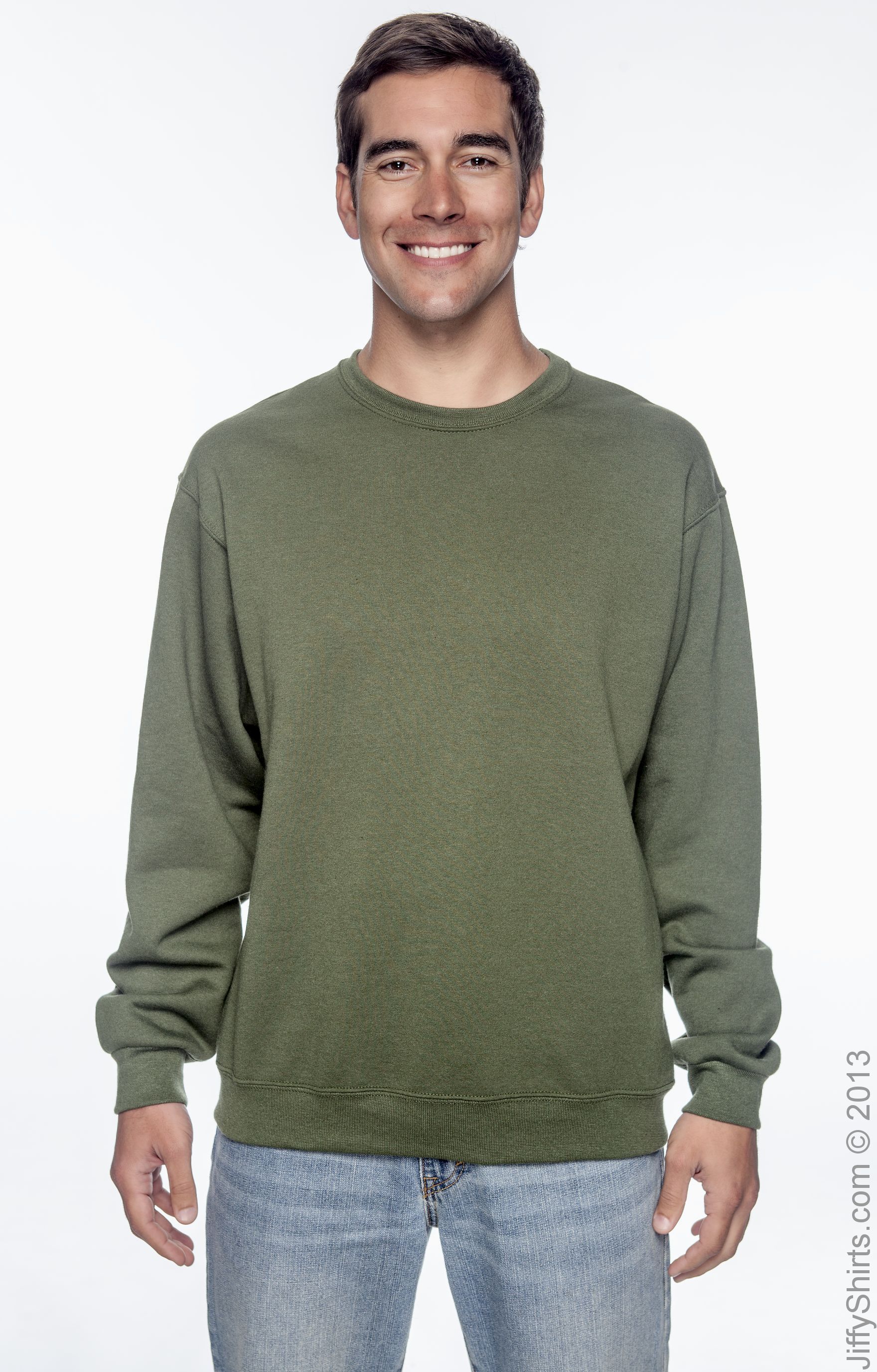 hanes kelly green sweatshirt
