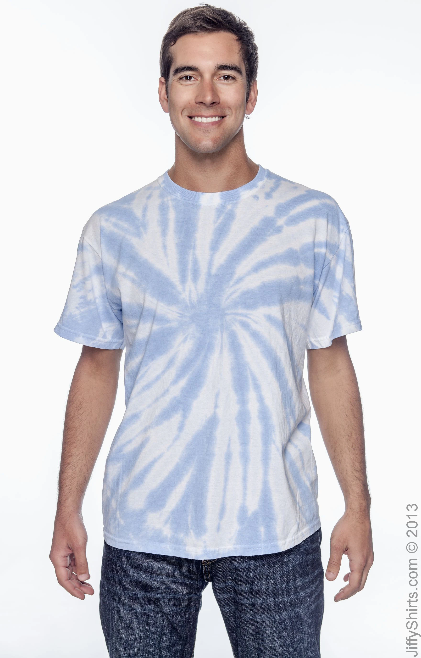 turquoise tie dye shirt