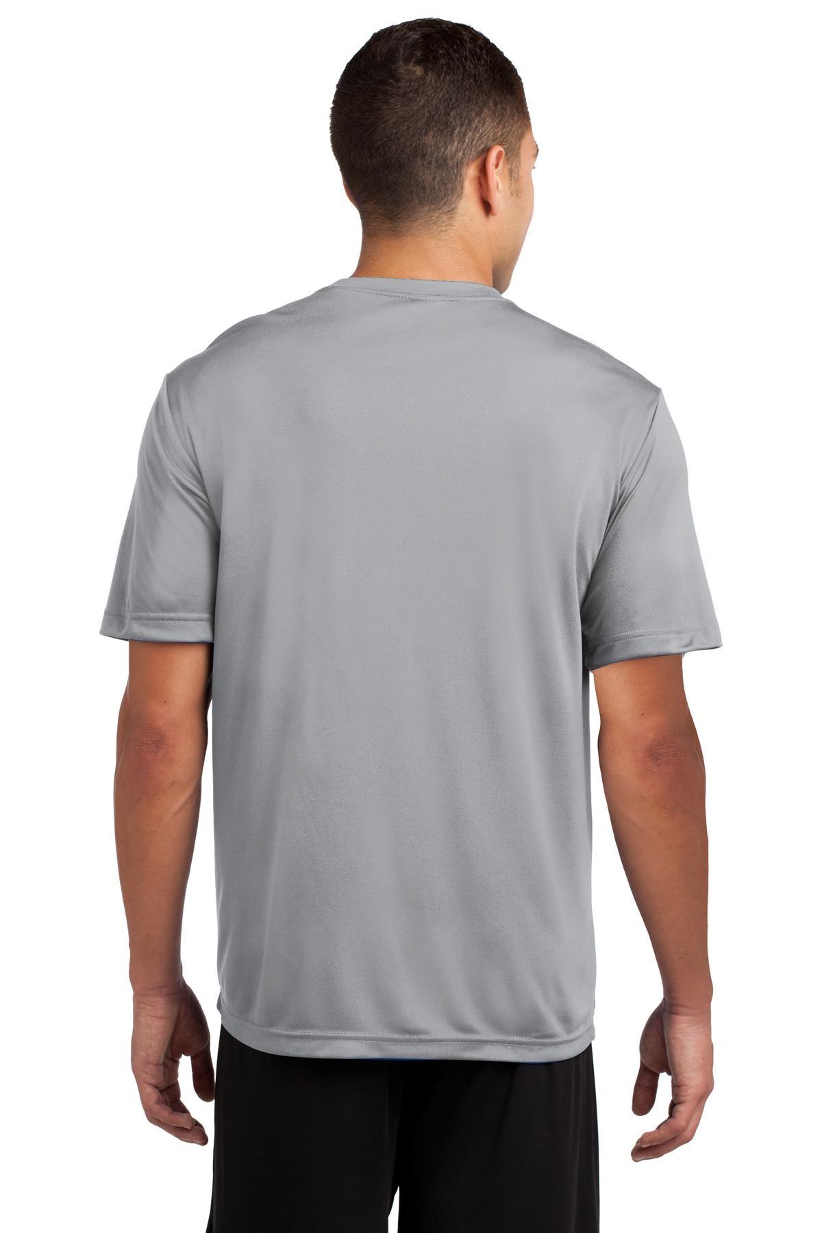 SportTek ST350 Silver Unisex PosiCharge Competitor Tee JiffyShirts