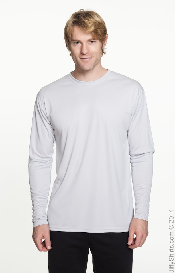 A4 N3165 Men's Cooling Performance Long Sleeve T Shirt