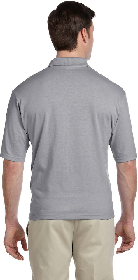 Jerzees Men's Two Button Placket Pocket Polo Shirt 436P