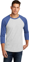 Next Level Unisex Tri-Blend 3/4 Sleeve Raglan T-Shirt - Industrial