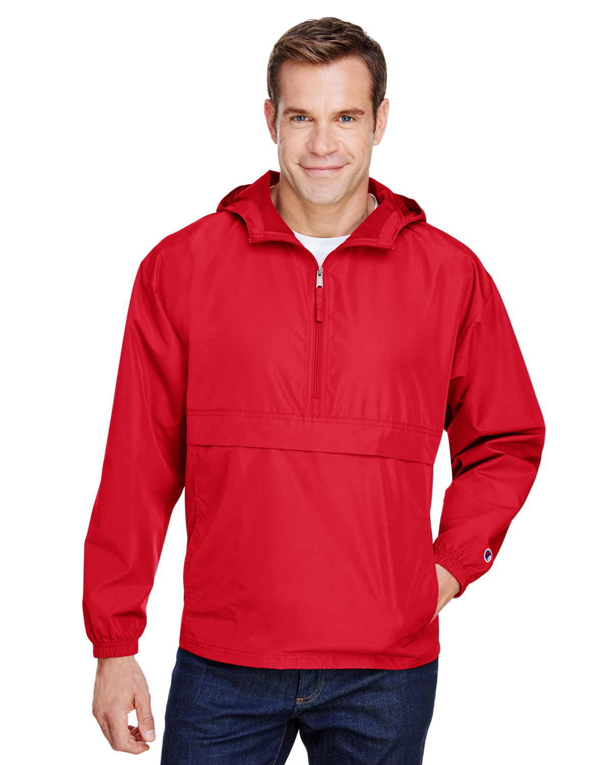 champion jackets red