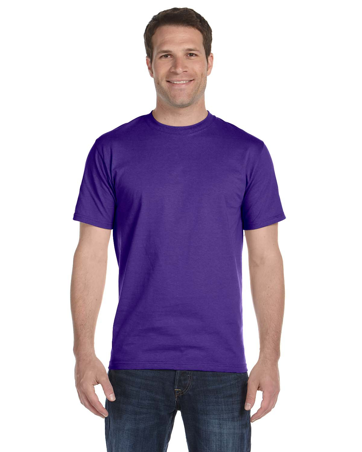 hanes purple t shirt