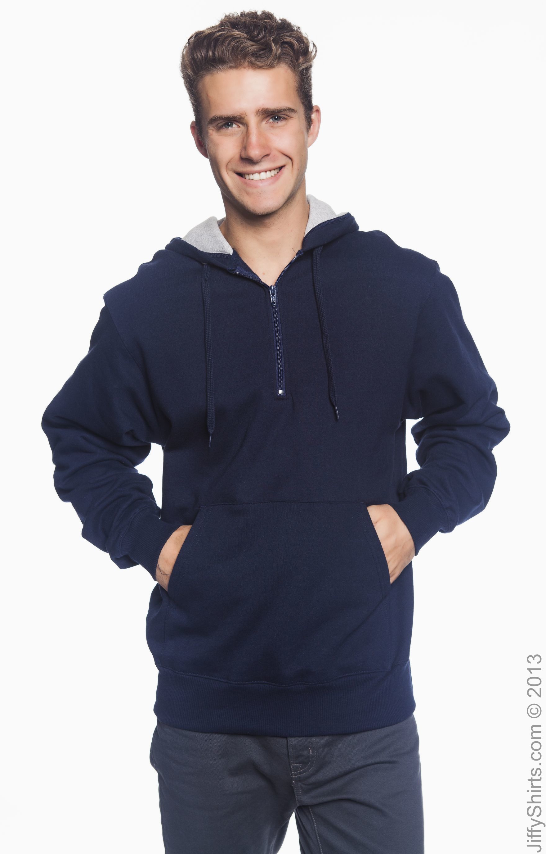 Champion S185 Navy Cotton Max Hooded 