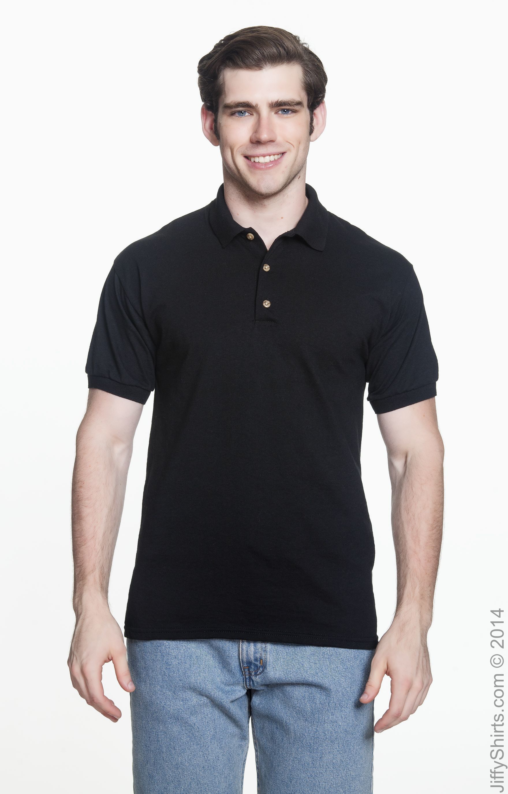 Gildan G880 Adult 6 oz. 50/50 Jersey Polo - JiffyShirts.com