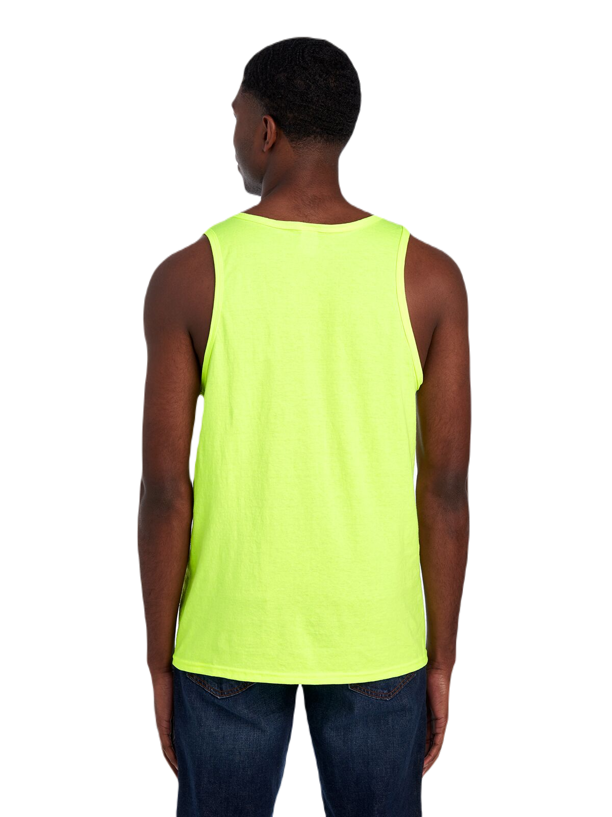 Safety yellow tank clearance tops