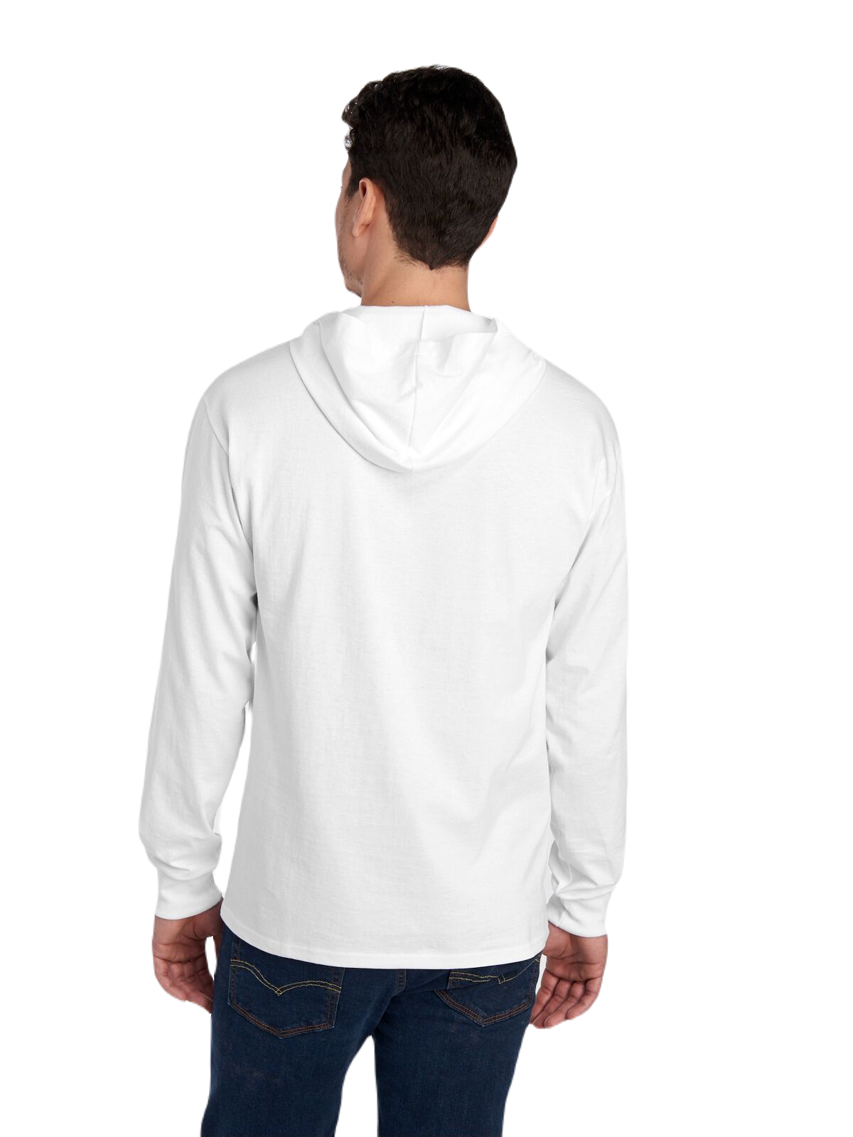 White hoodie fruit of best sale the loom