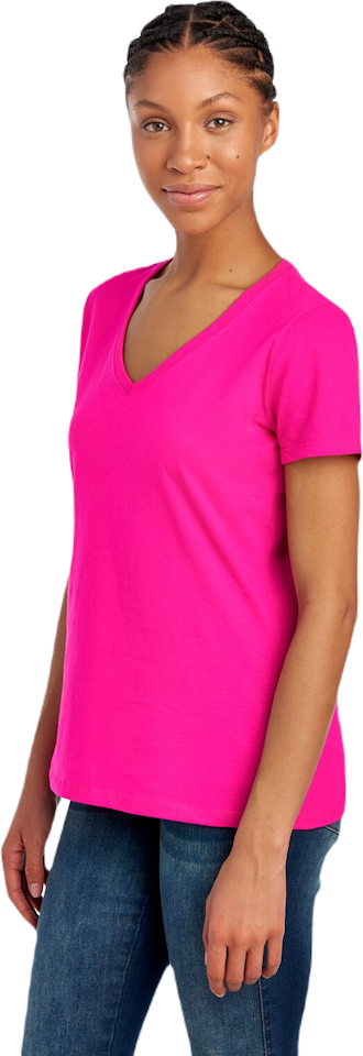 Neon Pink Women Shirt, Neon Pink Shirt Women 039