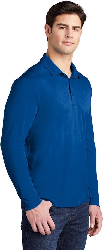 Sport-Tek Posi-UV Pro Long Sleeve Polo