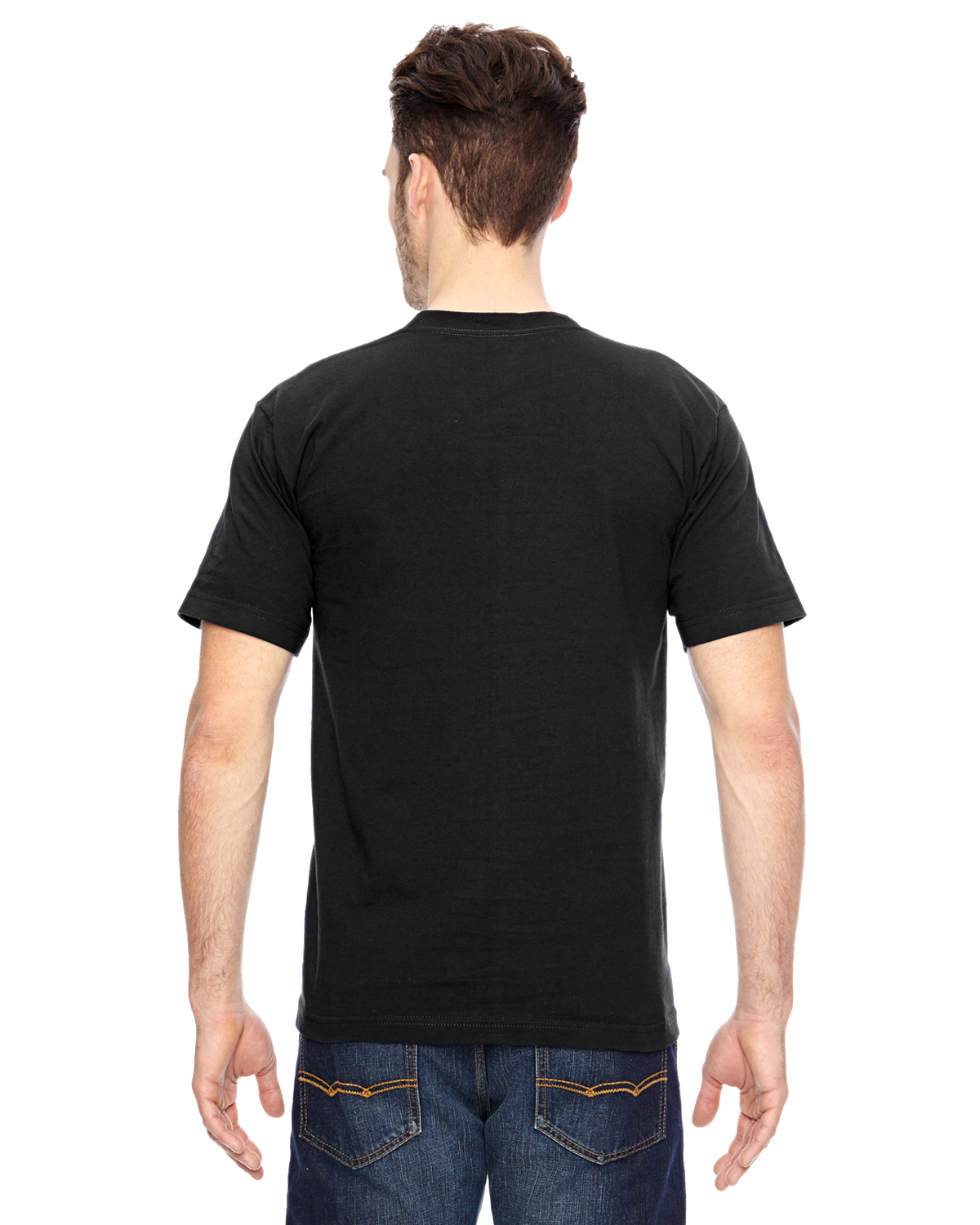 Bayside Ba7100 Adult 6.1 Oz., 100% Cotton Pocket T Shirt | Jiffy