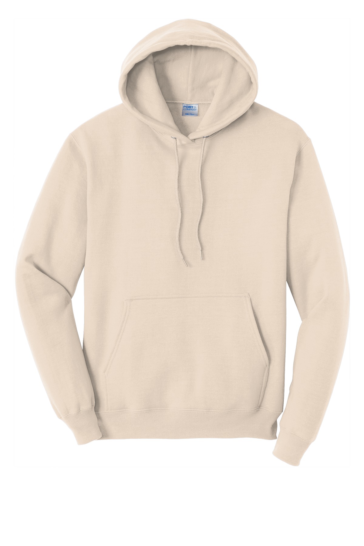 Port & company core online fleece pullover hooded sweatshirt