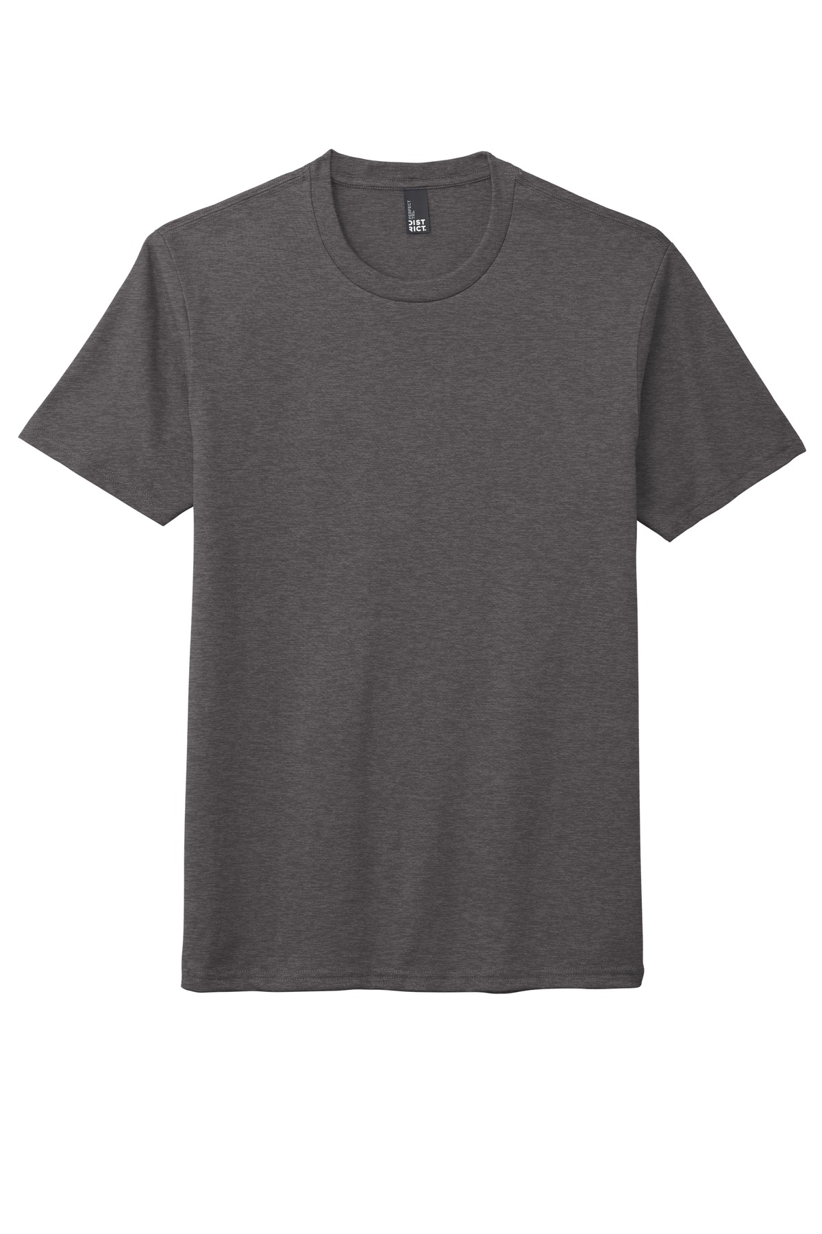 District DM130 Heather Charcoal Unisex Perfect Tri Tee JiffyShirts