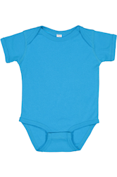 Rabbit Skins 4400 Kelly Infant Baby Rib Bodysuit | JiffyShirts