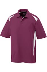 Maroon / White