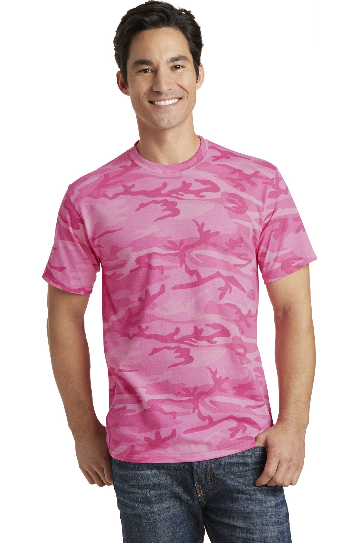 Unisex Core Cotton Camo Tee 