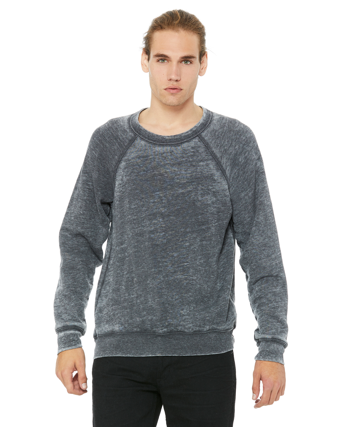 grey acid wash sweatshirt