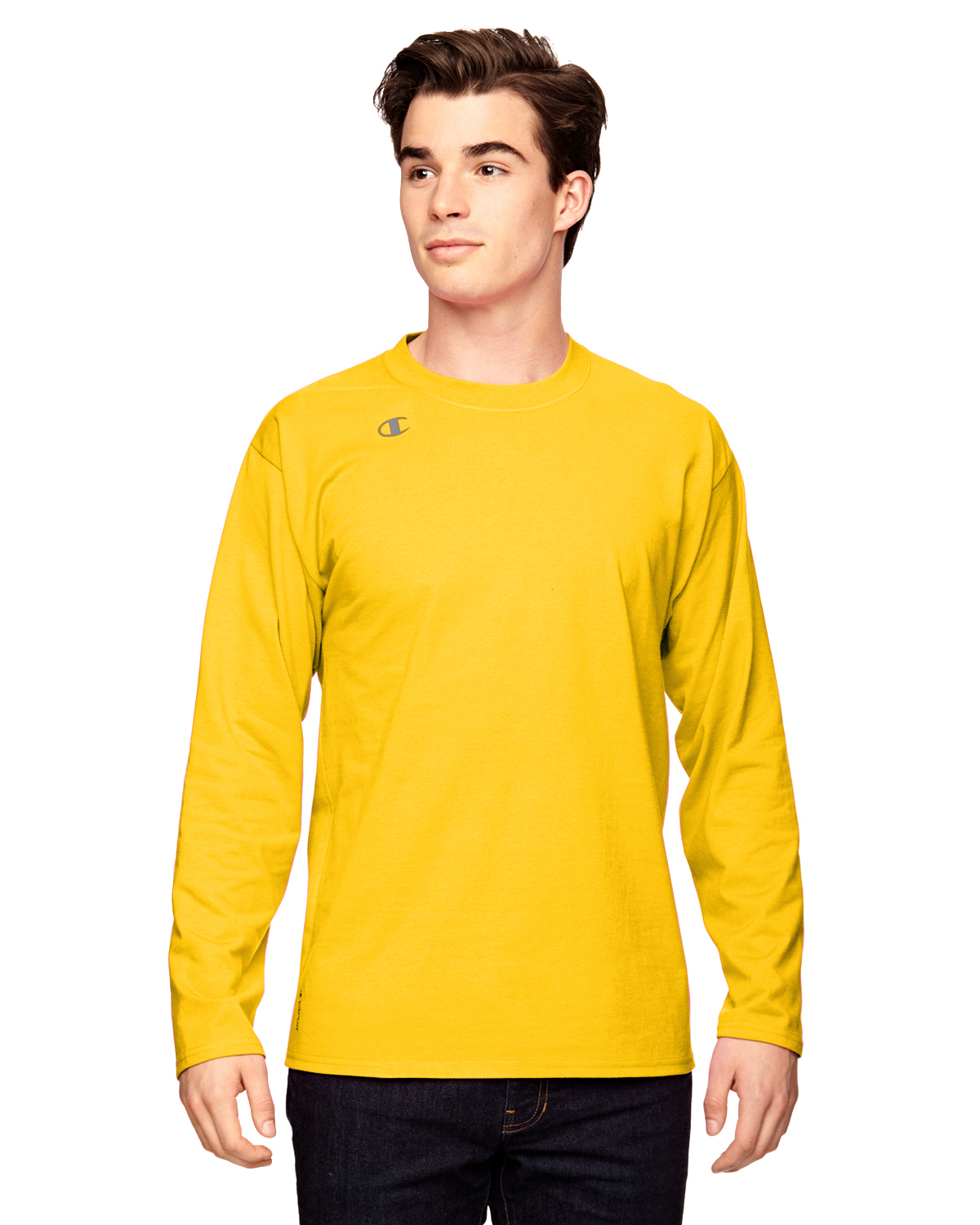 champion cotton long sleeve t-shirt