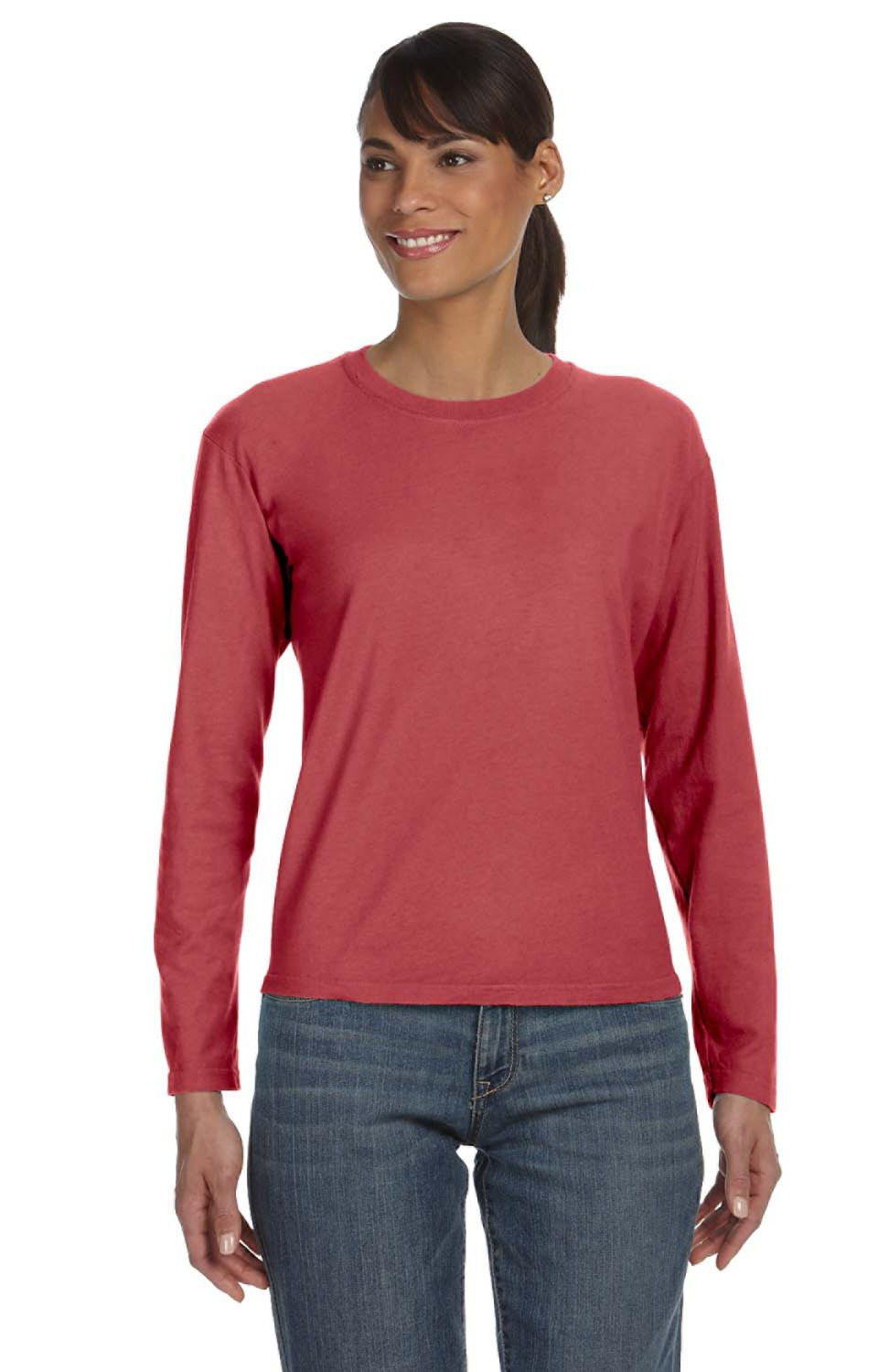 Comfort Colors C3014 Cumin Ladies' Midweight RS LongSleeve TShirt