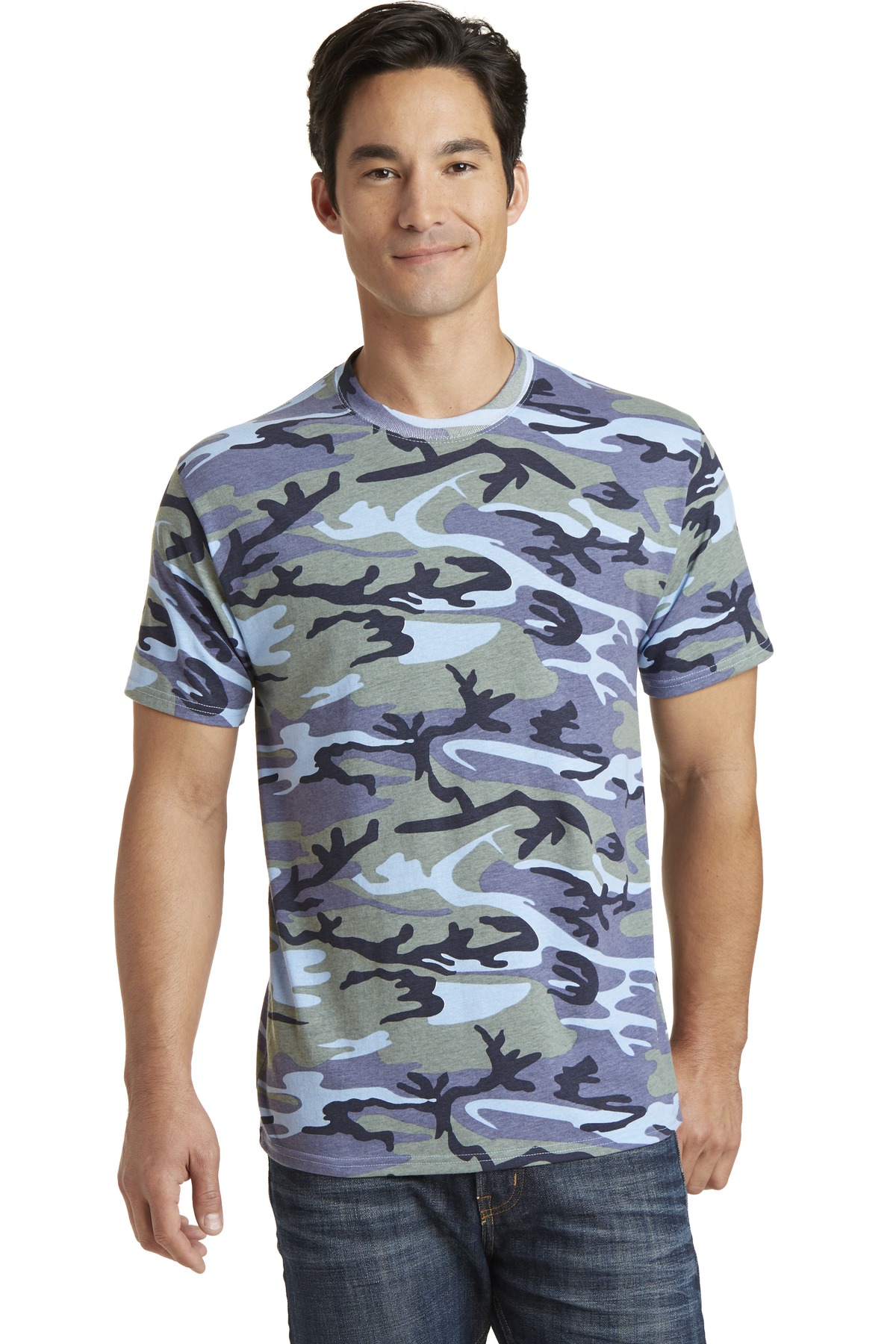 Unisex Core Cotton Camo Tee 