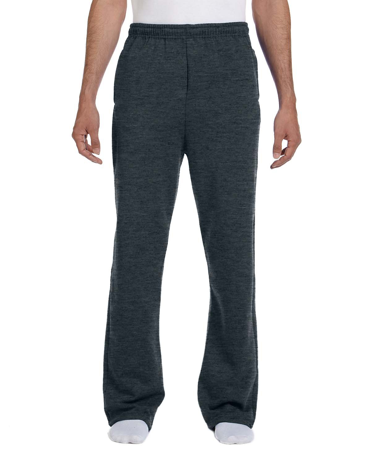 open bottom fleece sweatpants