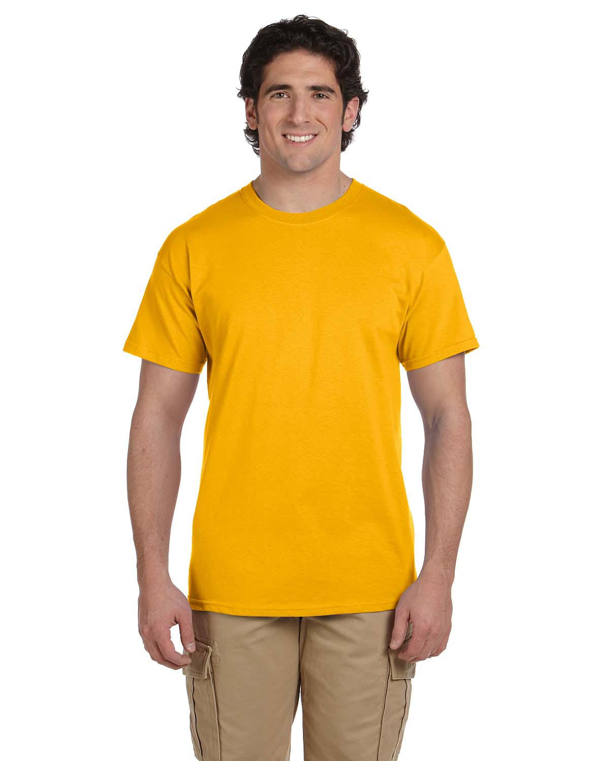 Gildan Cotton 6 oz T-Shirt G200 Cornsilk S