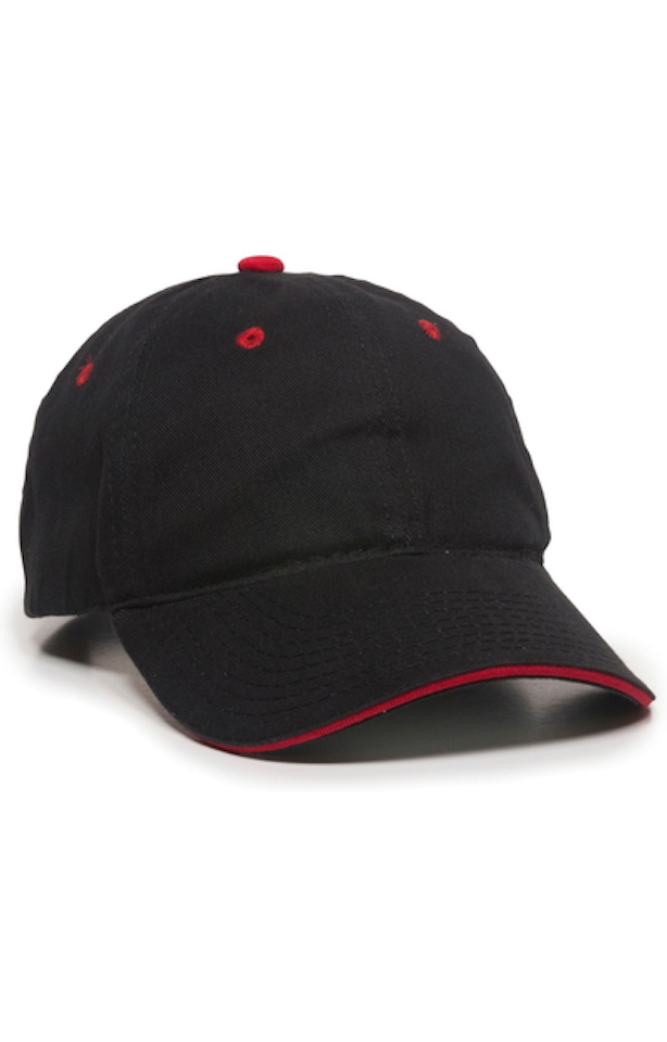 Outdoor Cap GL-645 Black / Red