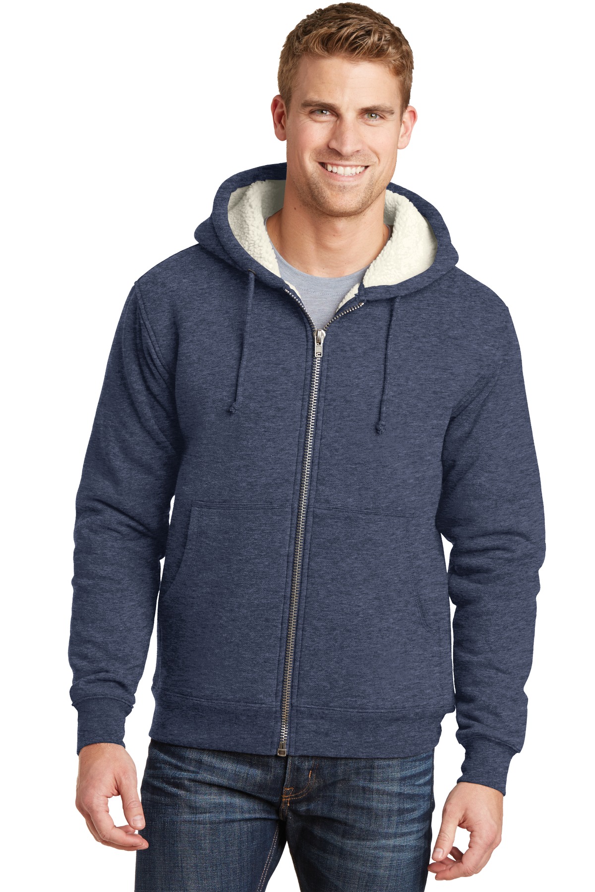 hooded fleece shirt