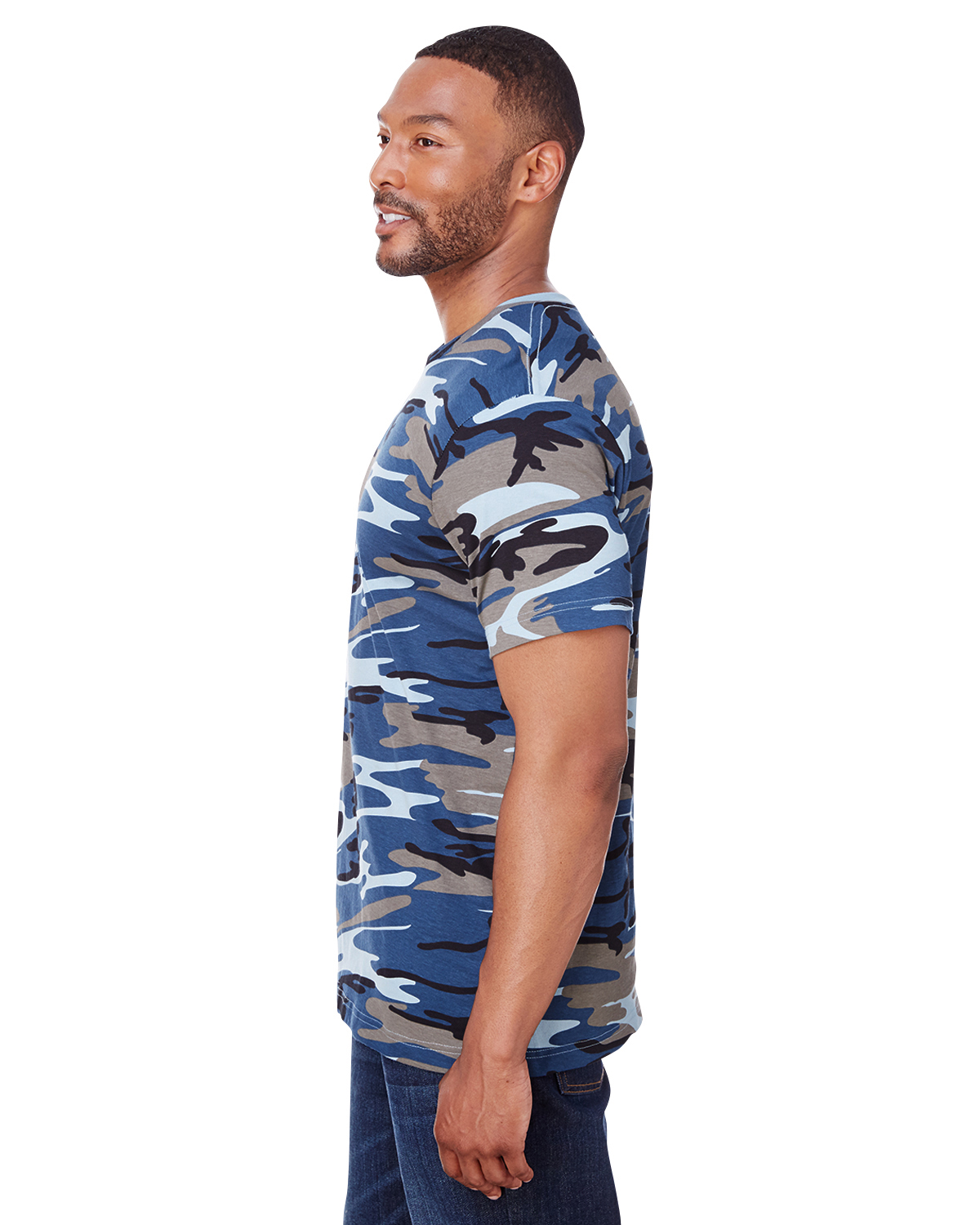 Camo 2024 blue shirt