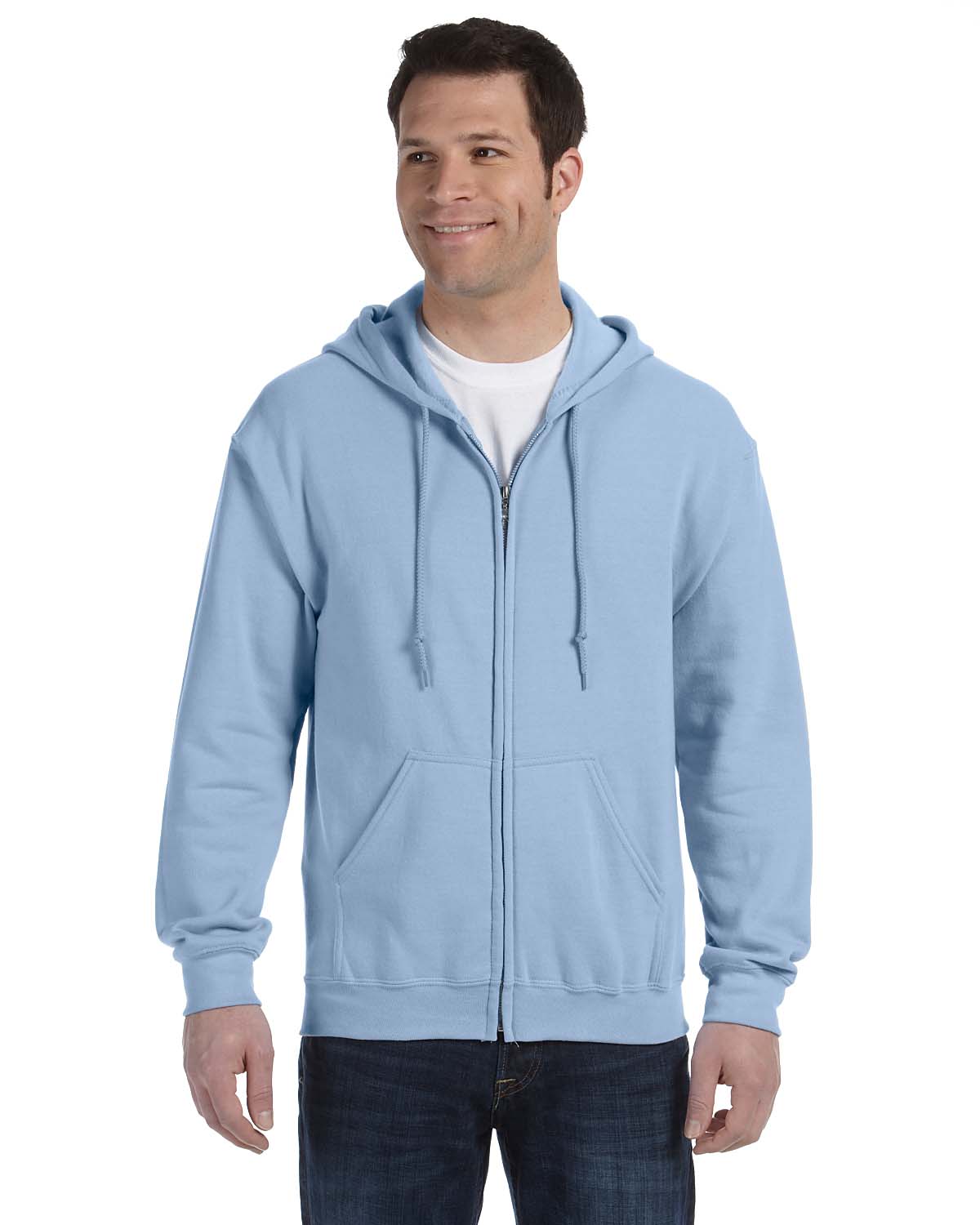 hanes light blue sweatshirt