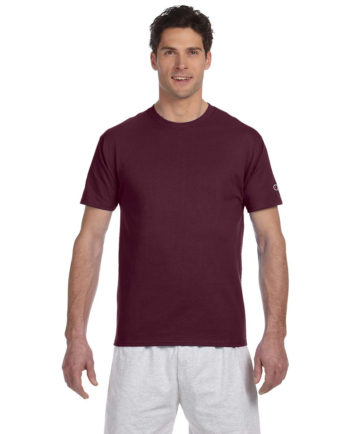 champion shirt maroon