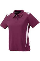 Maroon / White