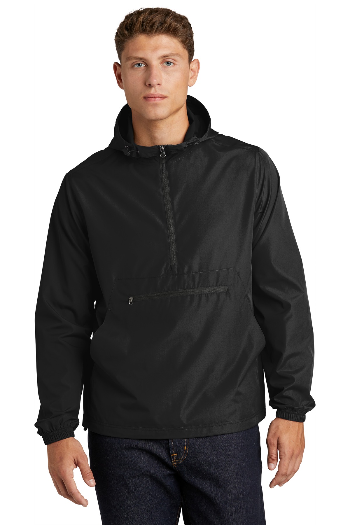 Sport Tek Jst66 Unisex Packable Anorak | Jiffy Shirts