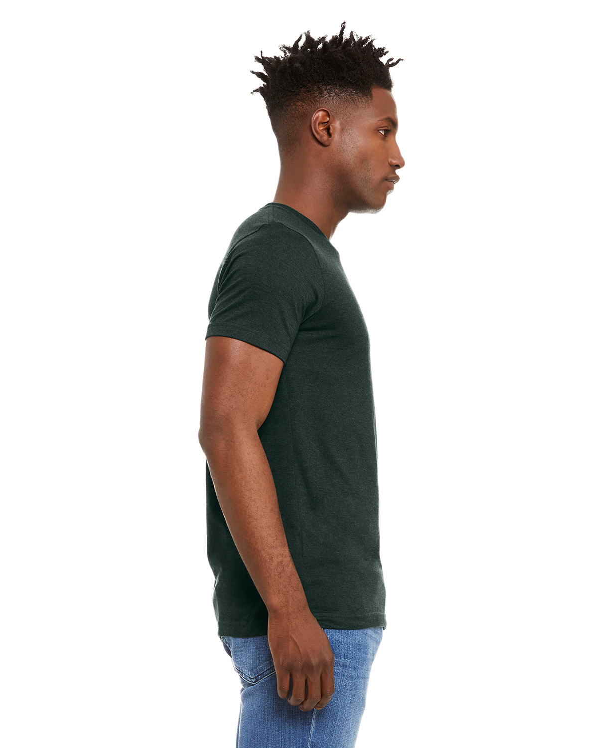 bella canvas heather emerald