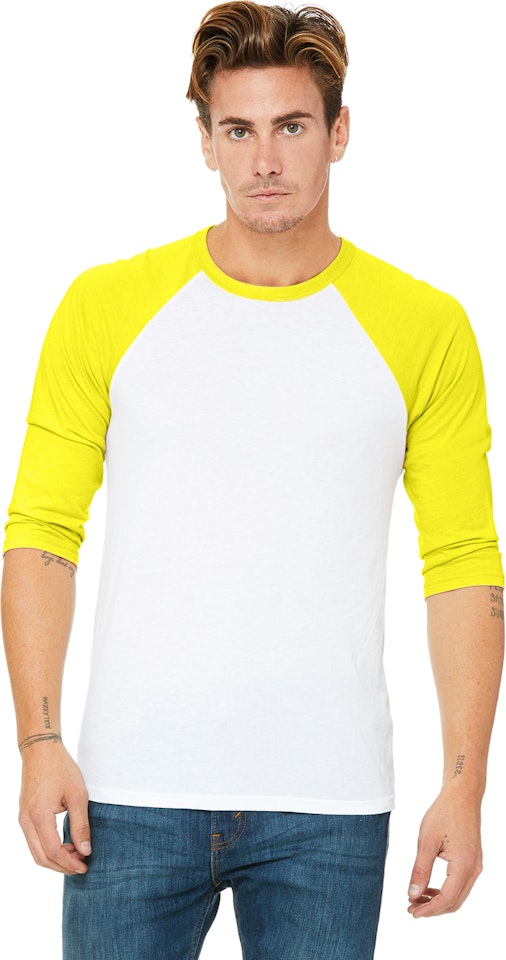 revolution Wardian sag Eksklusiv Bella Canvas 3200 Unisex 3/4-Sleeve Baseball T-Shirt | JiffyShirts