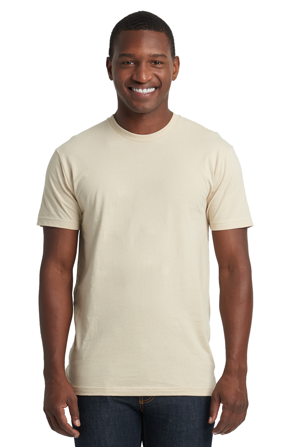 Next Level 3600 Cream Unisex Cotton T-Shirt | JiffyShirts